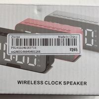 Wireless Clock Speaker bianco grigio - Orologio