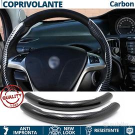 Coprivolante In Fibra Carbonio Antiscivolo - Universale Per Auto, SUV E Camion, Design Segmentato Nero - Foto 9