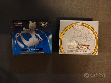 ETB Pokémon GO e Brilliant Stars Sealed