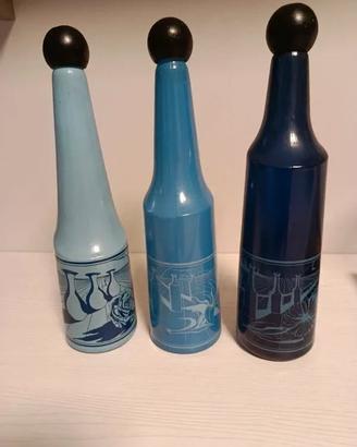 Trittico bottiglie collezione Salvador Dalì