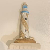 Faro soprammobile in gesso