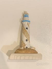 Faro soprammobile in gesso