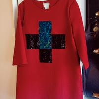 Maglia/vestito bordeaux