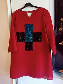 Maglia/vestito bordeaux