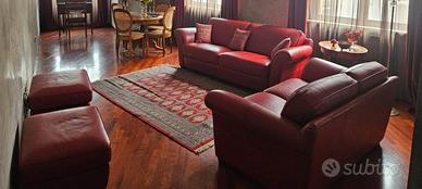 Divani in pelle rossa Natuzzi