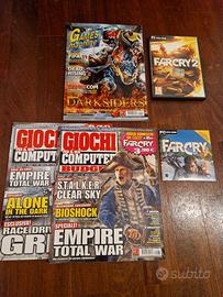 Lotto riviste con giochi PC Far Cry e Far Cry 2