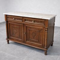 Credenza con piano in marmo