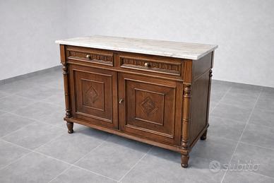 Credenza con piano in marmo