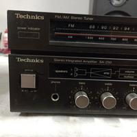 AMPLIFICATORE TECHINCS SA Z 50 CON RADIO.