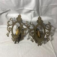 Antiche applique in ottone