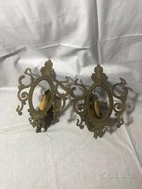 Antiche applique in ottone