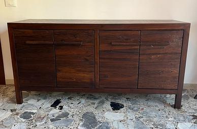 Credenza in legno massello 160 cm   4 ante