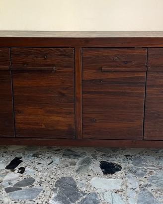 Credenza in legno massello 160 cm   4 ante