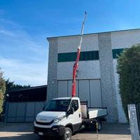 Iveco Daily 35C11 Ribaltabile Trilat + Gru HC38 NU