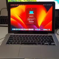 MacBook Pro 13" (core i5, macOS Ventura)