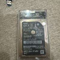 Hard disk con custodia usb3 da 1 tb 500 gb 250 gb