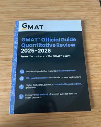 GMAT Officiale Guide Quantitative Review 2025-2026