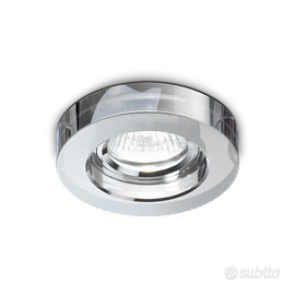 IDEAL LUX FARETTO A INCASSO BLUES ROUND CRISTALLO