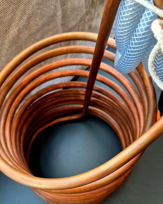 Serpentina rame raffreddamento mosto