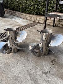 Coppia Eliche Mercury Bravo Three Inox 24P - Usate