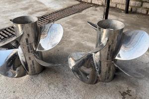 Coppia Eliche Mercury Bravo Three Inox 24P - Usate