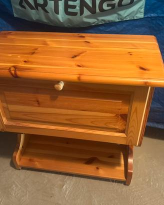 Mobile stile tirolese ba e porta tv abete massic