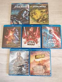 Saga Star Wars film blu-ray disc 