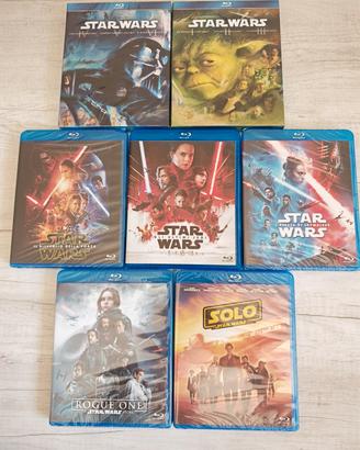 Saga Star Wars film blu-ray disc 