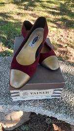 Ballerine camoscio bordeaux