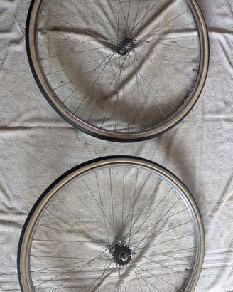 Cerchi completi bici d'epoca