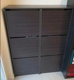Scarpiere ikea marrone - nero