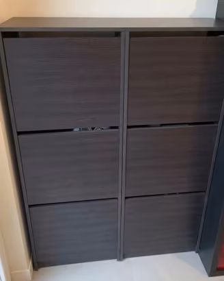 Scarpiere ikea marrone - nero