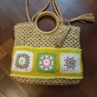 Borsa Hand-made uncinetto