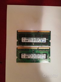 Coppia schede ram