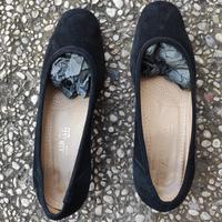 Scarpe décollet camoscio nero (41) miss clair