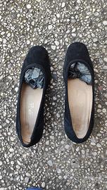 Scarpe décollet camoscio nero (41) miss clair