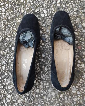 Scarpe décollet camoscio nero (41) miss clair