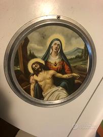 Quadro Madonna Deposizione Anni 50