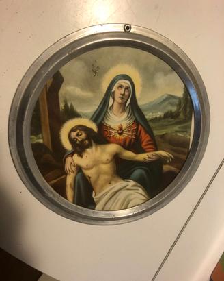 Quadro Madonna Deposizione Anni 50
