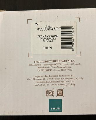 Sottobicchieri Farfalla Thun