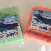 2 Teli in microfibra da mare o piscina, con cuscin