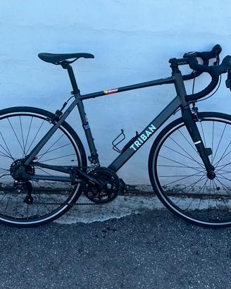 Bici da corsa uomo RC120 (kit pedali casco scarpe)