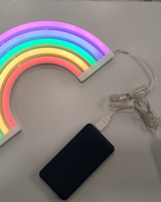 Luce decorativa USB Arcobaleno ?