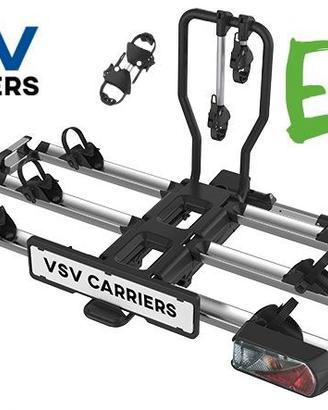 Porta Bici PER AUTO ATTACCO DA GANCIO TRAINO