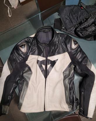 giacca in pelle dainese TG 56
