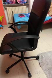 Sedia girevole per scrivania
