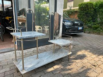 Mobile bagno antico con specchiera