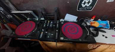 consolle completa giradischi più mixer