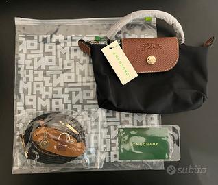 borsa longchamp Xs nera