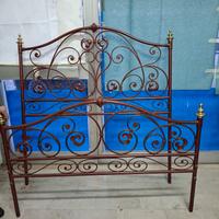 Letto a 1 piazza e mezza in ferro battuto